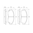Bosch Bremsscheiben + Bremsbeläge vorne Toyota Carina Celica Corona