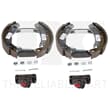 NK Bremsbackensatz hinten Peugeot 205 309