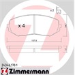 Zimmermann Bremsbeläge vorne Suzuki Grand Vitara II Allrad