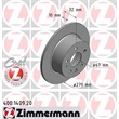 2 Zimmermann Bremsscheiben 279mm hinten Mercedes /8 W114 W115 W123