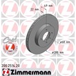 2 Zimmermann Bremsscheiben 280mm vorne Nissan 200 SX Primera P11