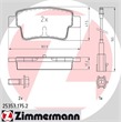 Zimmermann Bremsscheiben + Bremsbeläge hinten Fiat Punto 199 + Evo