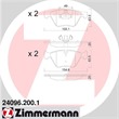 Zimmermann Bremsbeläge vorne BMW 1er + Cabriolet Coupe 3er + Cabriolet Touring
