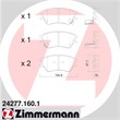 Zimmermann Bremsbeläge vorne Hyundai Atos + Prime MX 1.0i 1.1