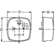 Hella Heckleuchte links 2SE002578-701