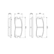 Bosch Bremsscheiben + Bremsbeläge hinten Mitsubishi Eclipse Lancer Outlander Space