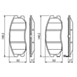 Bosch Bremsscheiben + Bremsbeläge vorne Chevrolet Captiva Opel Antara
