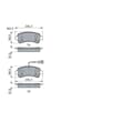 Bosch Bremsscheiben + Bremsbeläge hinten Citroen Jumper Opel Movano Peugeot Boxer