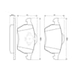 Bosch Bremsbeläge vorne Ford Galaxy Seat Alhambra