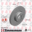 1 Zimmermann Sportbremsscheibe 150.2903.52 BMW 1er 2er 3er 4er