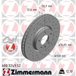 Zimmermann Sportbremsscheiben + Bremsbeläge vorne VW Transporter T5 mit PR Nr. 2E4 340mm