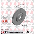 Zimmermann  Bremsscheiben + Bremsbeläge vorne Toyota Avensis T22 ab 07/2001