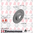 Zimmermann Bremsscheiben + Bremsbeläge hinten Opel Corsa C 1,8 Tigra 1,3 1,4 1,8
