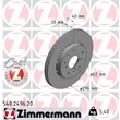 Zimmermann Bremsscheiben + Bremsbeläge vorne Suzuki Swift III MZ EZ 1,6