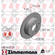 Zimmermann Bremsscheiben + Bremsbeläge hinten Mercedes 190 W201