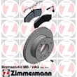 Zimmermann Bremsscheiben+ Beläge vorne Mercedes Sprinter VW Crafter