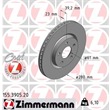 Zimmermann Bremsscheiben + Bremsbeläge vorne Chrysler Cruiser + Cabriolet 1,6 - 2,4 + CRD