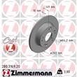 Zimmermann Bremsscheiben + Bremsbeläge hinten Honda Accord CL 2,0 2,2 2,4