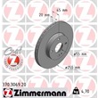 Zimmermann Bremsscheiben + Bremsbeläge vorne Mazda MX-5 NA NB 1,6 1,8 + 16V
