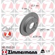 Zimmermann Bremsscheiben + Bremsbeläge vorne Hyundai Atos + Prime bis 01/2001