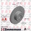 Zimmermann Sportbremsscheiben + Bremsbeläge vorne Mercedes W140 S 280 - 420 S SE