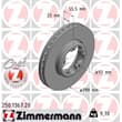 Zimmermann Bremsscheiben + Bremsbeläge vorne Ford Tourneo Custom Transit V362 V363