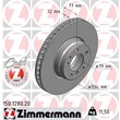 Zimmermann Bremsscheiben + Bremsbeläge vorne BMW 7er E38 740 d 750 i 750 iL