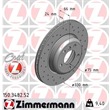 Zimmermann Sport-Bremsscheiben + Bremsbeläge VA+HA BMW 5er F10 F18 + Touring F11 + xDrive
