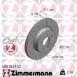 Zimmermann Sport Bremsscheiben + Bremsbeläge vorne Mercedes C E-Klasse W204 C204 S204 A207 C207