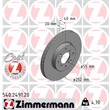 Zimmermann Bremsscheiben + Bremsbeläge vorne Opel Agila Suzuki Splash Swift III 1,0-1,5 + LPG D