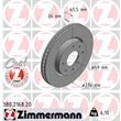 Zimmermann  Bremsscheiben + Bremsbeläge vorne Mitsubishi Galant EA 2,0 2,4 2,5