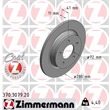 Zimmermann Bremsscheiben + Bremsbeläge hinten Mazda 3 5