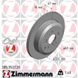 Zimmermann Bremsscheiben + Bremsbeläge hinten Hyundai ix55 3,0 3,8