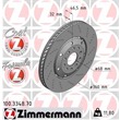 Zimmermann Formula Z Bremsscheiben + Bremsbeläge vorne Audi A4 B5 RS4 quattro