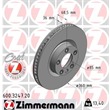 Zimmermann Bremsscheiben 360mm + Bremsbeläge vorne Porsche Cayenne VW Touareg