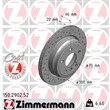 Zimmermann Sport Bremsscheiben + Bremsbeläge hinten BMW 3er 4er F30 F80 F34 F31 F32 F33 F36 F82