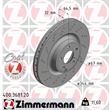 Zimmermann Bremsscheiben + Bremsbeläge vorne Mercedes E-Klasse W212 S212 SLC SLK R172