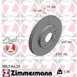Zimmermann Bremsscheiben + Bremsbeläge vorne Mitsubishi Space Wagon 2,0 2,4