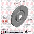 Zimmermann Bremsscheiben + Bremsbeläge vorne Alfa Romeo 159 Brera Spider 1,8 2,0 2,4