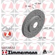 1 Zimmermann Sportbremsscheibe 540.5305.52 Suzuki Swift