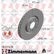 Zimmermann Bremsscheiben + Bremsbeläge vorne Alfa Romeo 159 Brera Spider