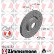 Zimmermann Sport-Bremsscheiben + Bremsbeläge vorne Alfa 147 156 + Sportwagon 932 937 1,6-1,9 + JTD
