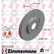 Zimmermann Bremsscheiben 320mm + Bremsbeläge vorne Audi A4 B5 B7 Seat Exeo Pr. Nr. 1LA