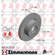 Zimmermann Bremsscheiben + Bremsbeläge vorne BMW 116 118 i d
