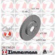 Zimmermann Bremsscheiben + Bremsbeläge vorne Fiat Doblo Cargo Punto 188 1,2-1,9