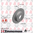 Zimmermann Bremsscheiben + Bremsbeläge hinten Mercedes C-Klasse W202