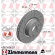 Zimmermann Bremsscheiben + Bremsbeläge vorne Mercedes S-Klasse W220 + Coupe C215 CL500 + CDI