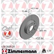Zimmermann  Bremsscheiben + Bremsbeläge vorne Opel Corsa D 1,0 60PS