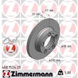 Zimmermann Bremsscheiben + Textar Bremsbeläge HA hinten Porsche Boxster Typ 986 2,5 2,7