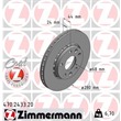 Zimmermann Bremsscheiben 280mm + Bremsbeläge vorne Dacia Duster